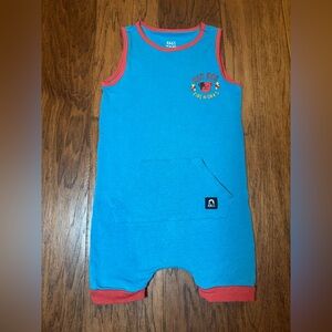 Rags to Raches Blue and Red Kids One Piece